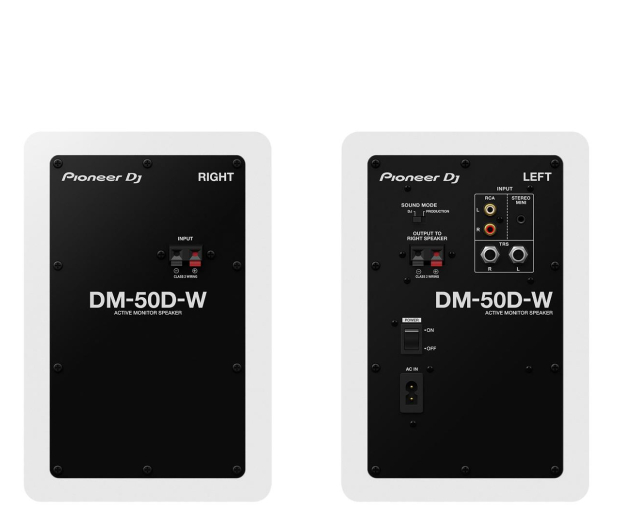 Pioneer DM-50D Białe (para) - 1179797 - zdjęcie 3